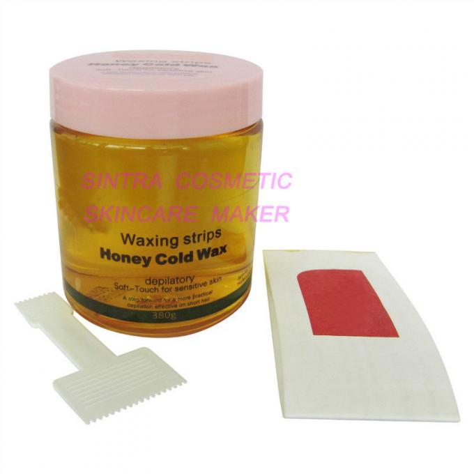 100% Natural Hair Removal Wax Strips , Honey Cold Sugar Wax Kit Set STF1133