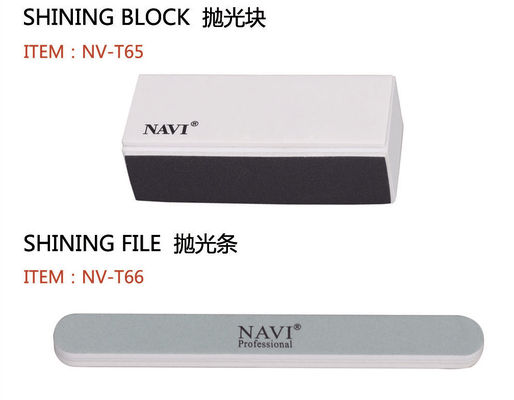White Long Nail Buffer / Nail file polishing buffer with OEM