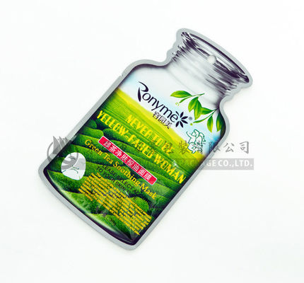 Custom Printed Shaped Face Mask Aluminium Foil Packaging Bags