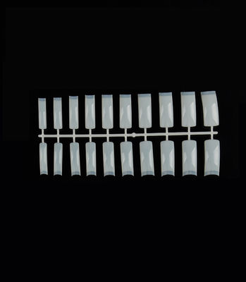 Transparent French Square False Artificial Nail Tips 500 Pcs 10 Sizes