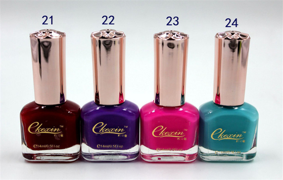 Private Label Customized Nail Polish , Women Gel Nail Polish 14ml