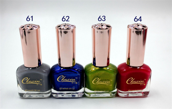 Private Label Customized Nail Polish , Women Gel Nail Polish 14ml