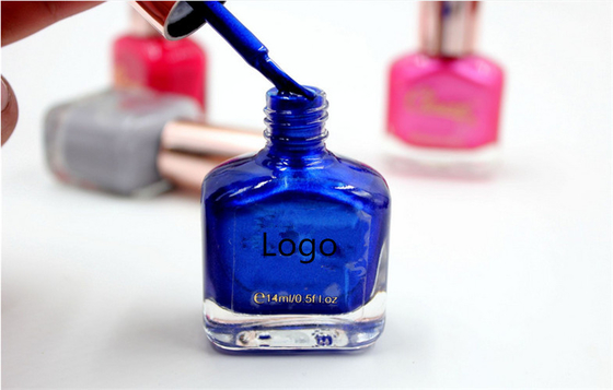 Private Label Customized Nail Polish , Women Gel Nail Polish 14ml