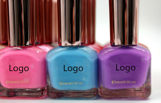 Private Label Customized Nail Polish , Women Gel Nail Polish 14ml