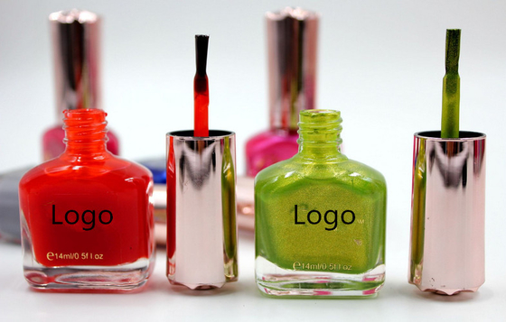 Private Label Customized Nail Polish , Women Gel Nail Polish 14ml