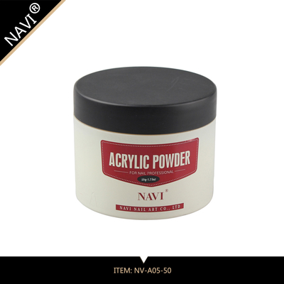 50g Acrylic Nail Systems White Clear and Pink Color Crystal Acrylic Nail Powder