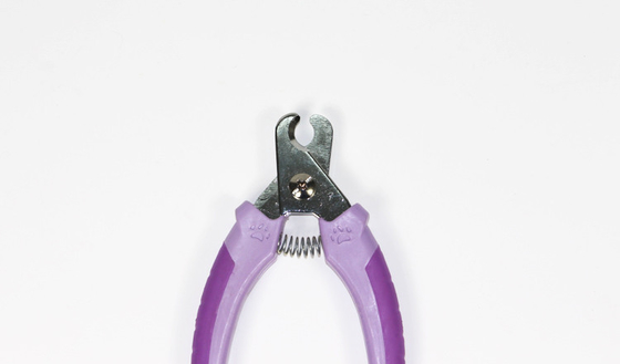 Pet nail clipper for small Dog Grooming Tool scissors purple color